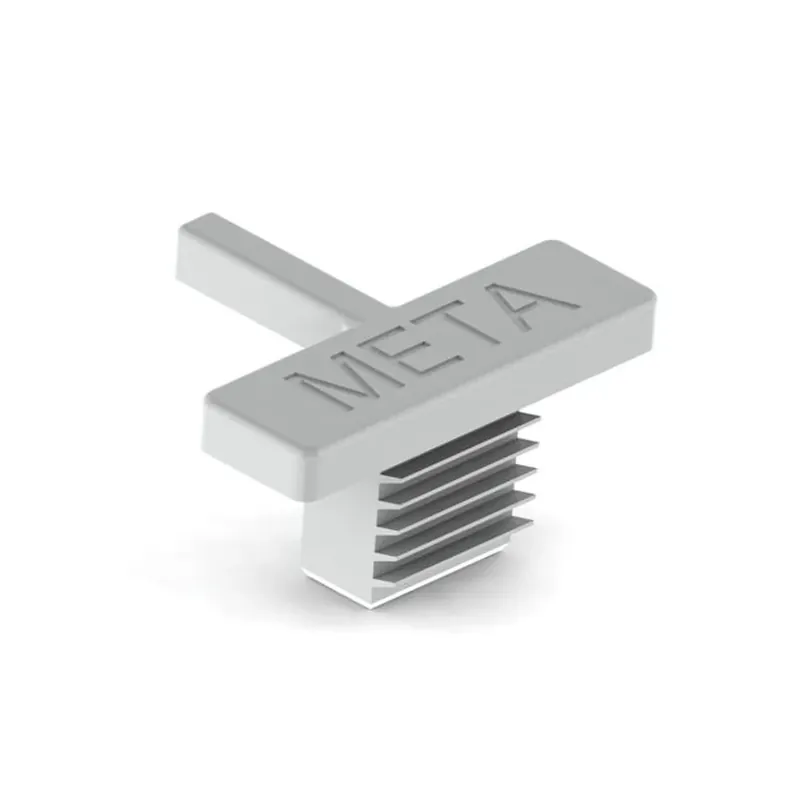 PVC-Abdeckkappe CLIP ER einfach, RAL 7035 (10 Stück)