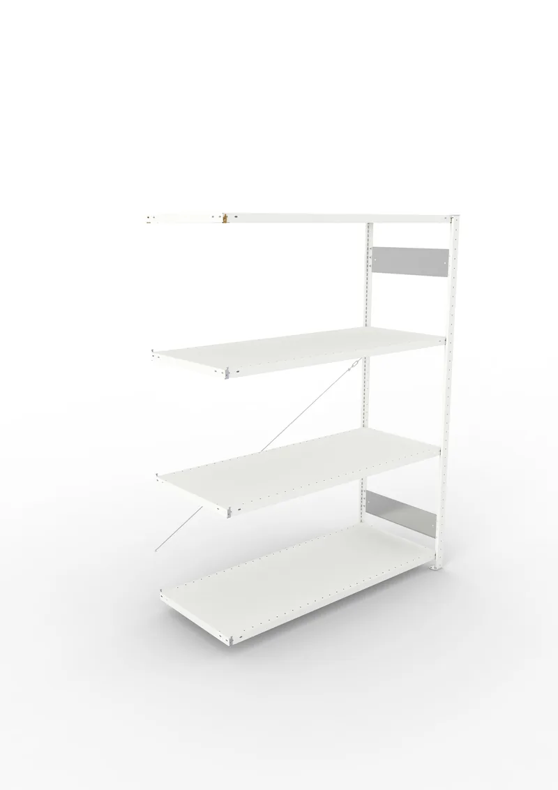 S3 CLIP 200 AR 2000 x 1500 x 600 RAL 7035 kpl. mit Böden