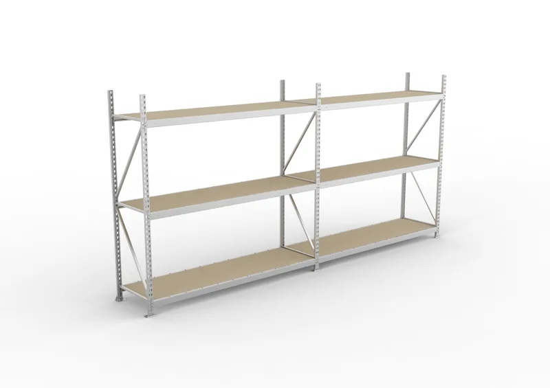 MINI-RACK Regal 2200 x 3758 x 650 vzk mit 6 Spanplatteneinlegeböden