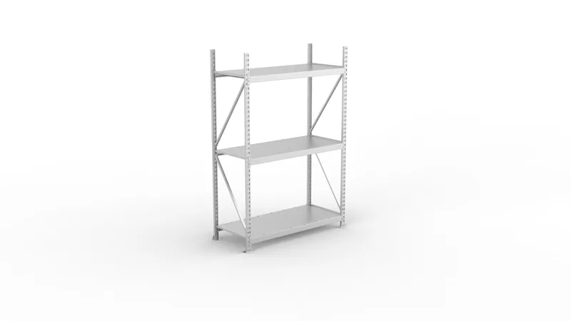 MR GR 2200 x 1400 x 650 vzk kpl. mit Spanplatten mit 3 Böden MINI-RACK