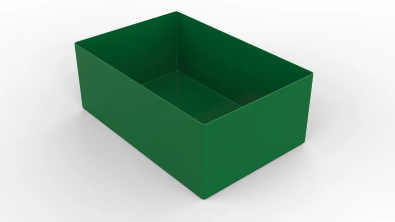 Einsatzkasten 4 grün 108 x 162 x 63 für CLIP Schubladen und Schränke