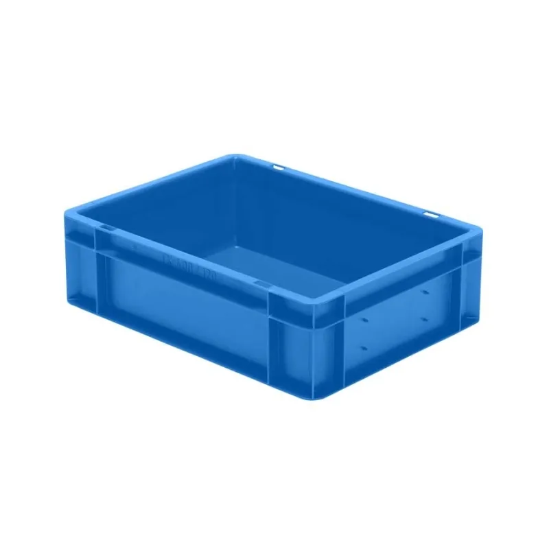 Transport-Stapelkasten TK 400/120-0 Blau 400 x 300 x 120 mm aus Polypr